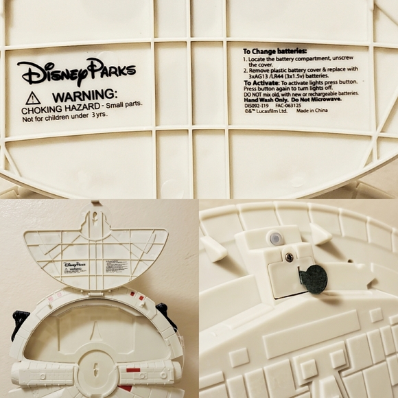 DISNEY MILLENNIUM FALCON LIGHT UP POPCORN BUCKET - Picture 8 of 8